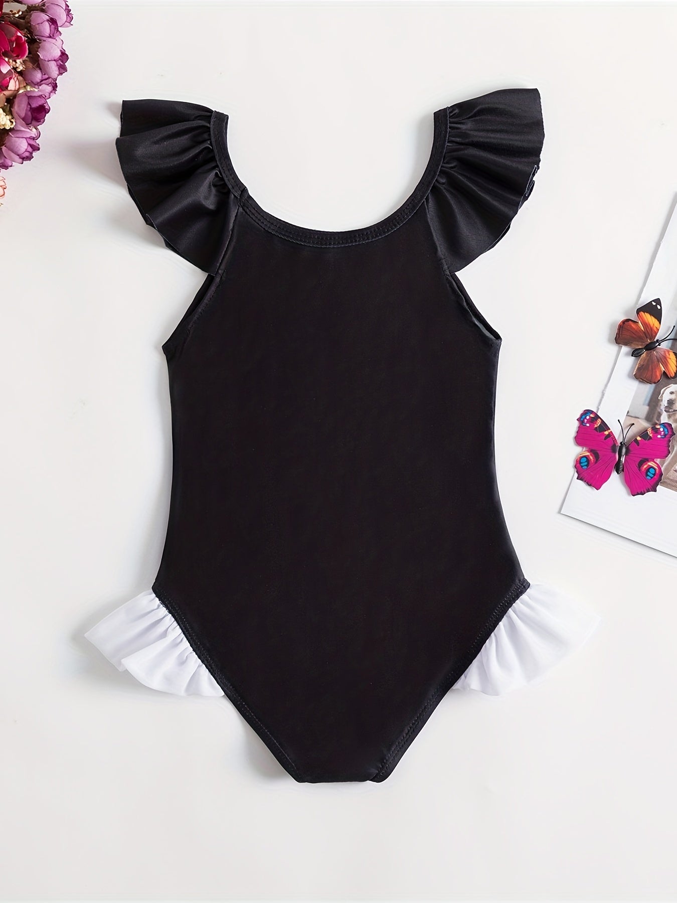 Cartoon Unicorn Print Tankini Swimsuit for Girls