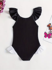Cartoon Unicorn Print Tankini Swimsuit for Girls