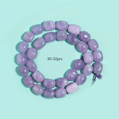 Amethyst Opal Agate Jade Spacer Beads Jewelry Making DIY