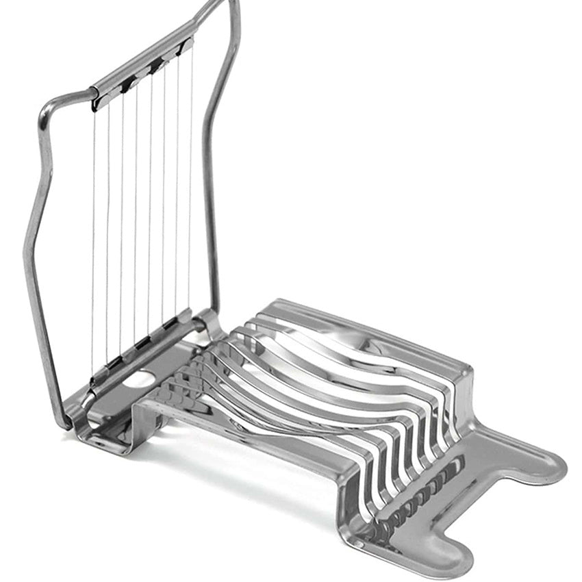 Stainless Steel Egg Slicer for Perfect Hard Boiled Eggs