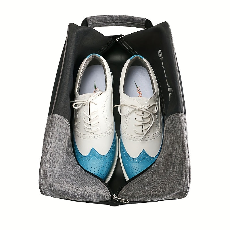 Colorblock Shoes Bag Zipper Travel Organizer