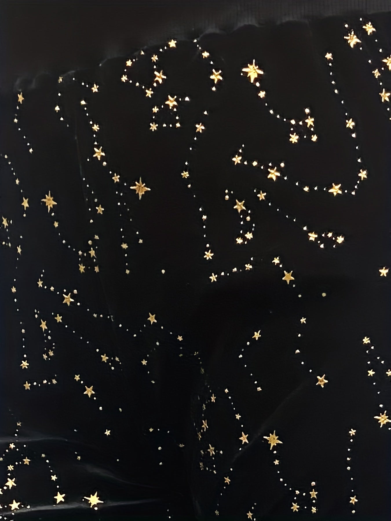 Women's Plus Golden Star Print High Rise Slim Fit Pants