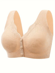 2pcs Lace Wireless Push Up Bras Women's Lingerie