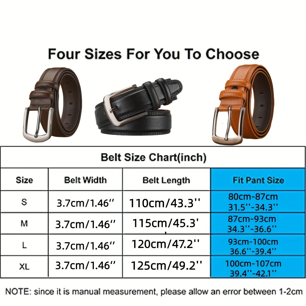 Men's Casual Golf Dress Pants Shirt Belt 81cm