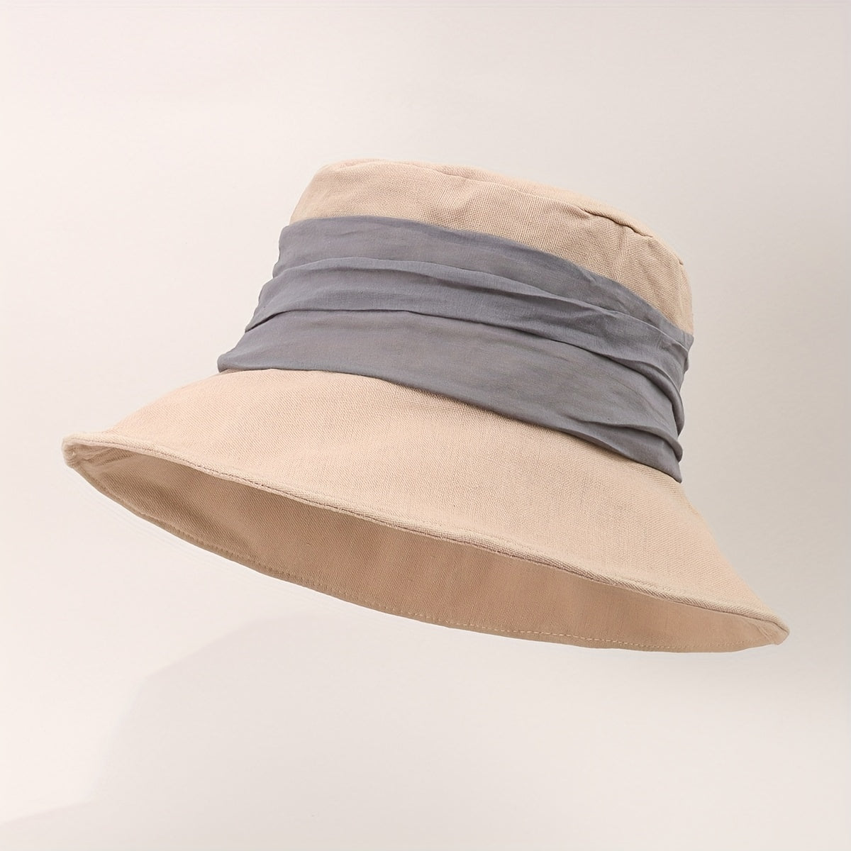 Casual Strap Decor Bucket Hat Sunshade Basin Hat
