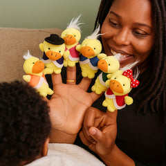 Duck Crocodile Monkey Finger Puppet Kindergarten Plush Toy