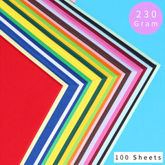 230gms Puree Manual DIY Painting A4 Cardboard 100 Sets
