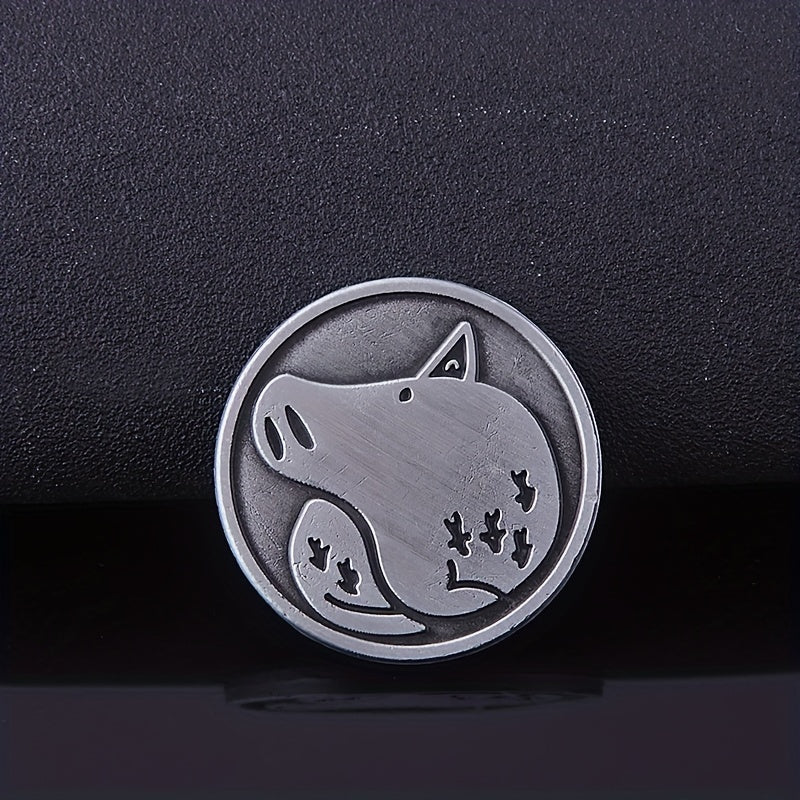 Alloy Coin Keychain Protagonist Tattoo Memorial Coin Key Chain Collect