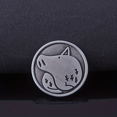 Alloy Coin Keychain Protagonist Tattoo Memorial Coin Key Chain Collect