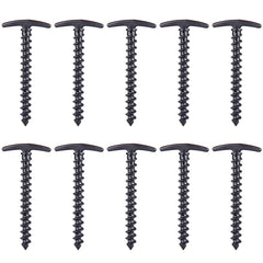 10pcs Camping Pegs & Screw Stakes for Hiking Tent
