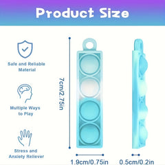 30pcs Mini Pop Keychain Fidget Toys for Stress Relief