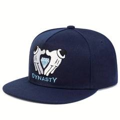 Diamond Embroidery Snapback Hat Unisex Baseball Cap