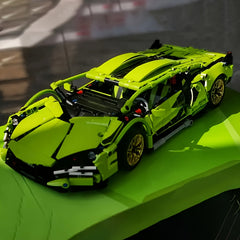 Large Building Blocks Toy Set for Car Enthusiasts