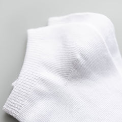 5 Pairs Breathable Low Cut Ankle Solid Socks Women's Stockings