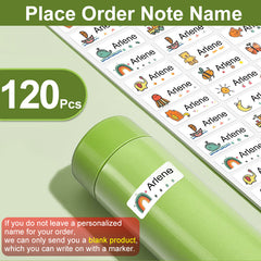 Waterproof Name Sticker 180pcs School Label Preschool Stationery Ta