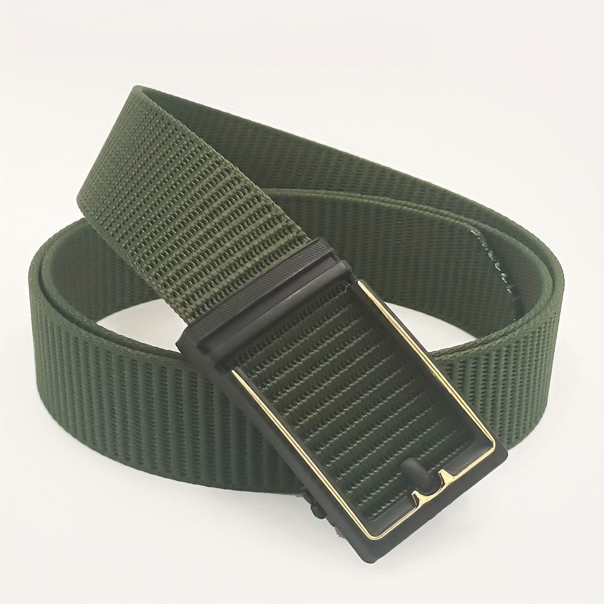 Men's Nylon Automatic Buckle Belt Slim Versatile Belt