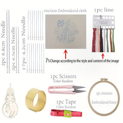 DIY Embroidery Set Halloween Pattern Gift Embroidery Frame