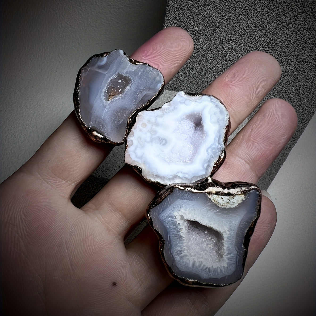 Adjustable Natural Gemstone Ring Blind Box Uncertain Shape
