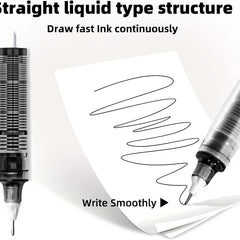 10 Quick Dry 0.5mm Point Pens for Writing & Drawing
