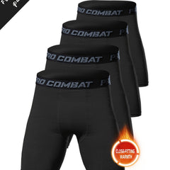 4pcs Men's Compression Sport Boxer Briefs Quick Drying Performance
