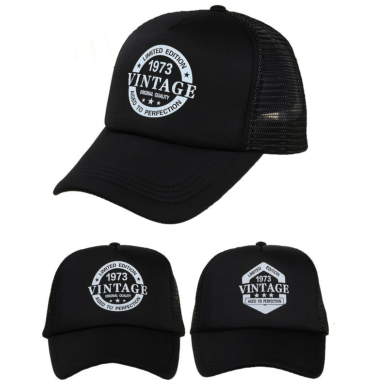 1973 Vintage Trucker Hat Baseball Cap