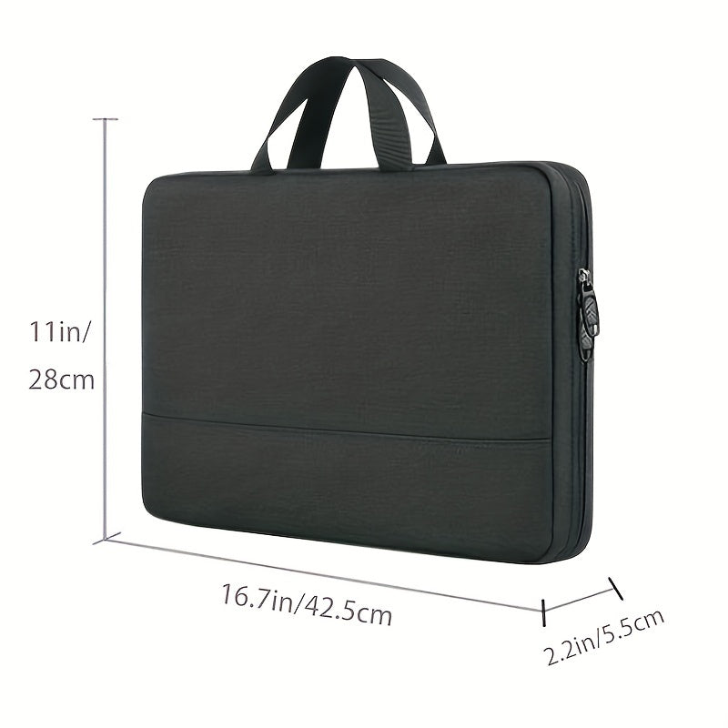 Portable Zipper Laptop Bag Waterproof Computer Bag