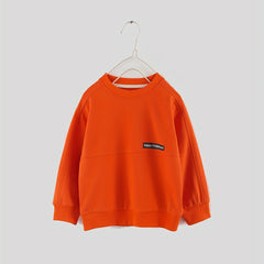 Boy's Happy Childhood Print Sweatshirt Casual Long Sleeve Shirt