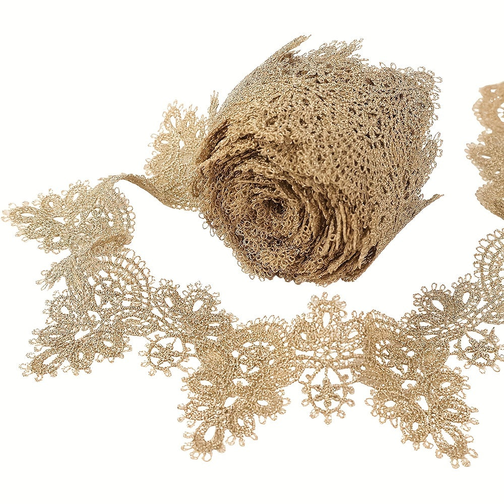 91 Meter Water Soluble Golden Thread Lace Home Accessories