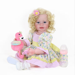 55 88 Cm Flamingo Girl And Toddler Girl Doll With 3D Painted Skin & Soft Hair