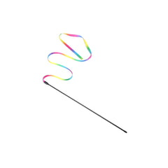 Interactive Cat Toys Wand Rainbow String Teaser