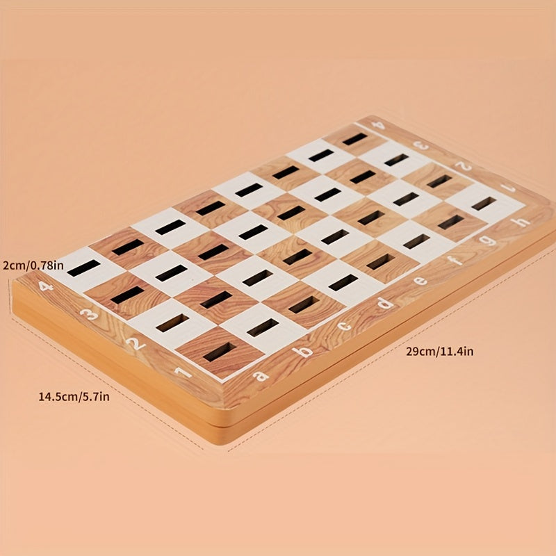 Cuteey Chess: Clever, Fun, Coordination, Logical, Wooden