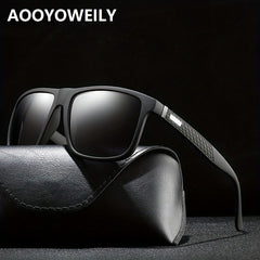 Men's Vintage Square Polarized Sunglasses UV400