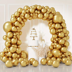 149pcs Metallic Golden Balloons Kit for Birthday Party