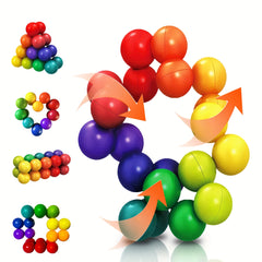 Large 15x10x2cm Rainbow Decompression Ball Toy