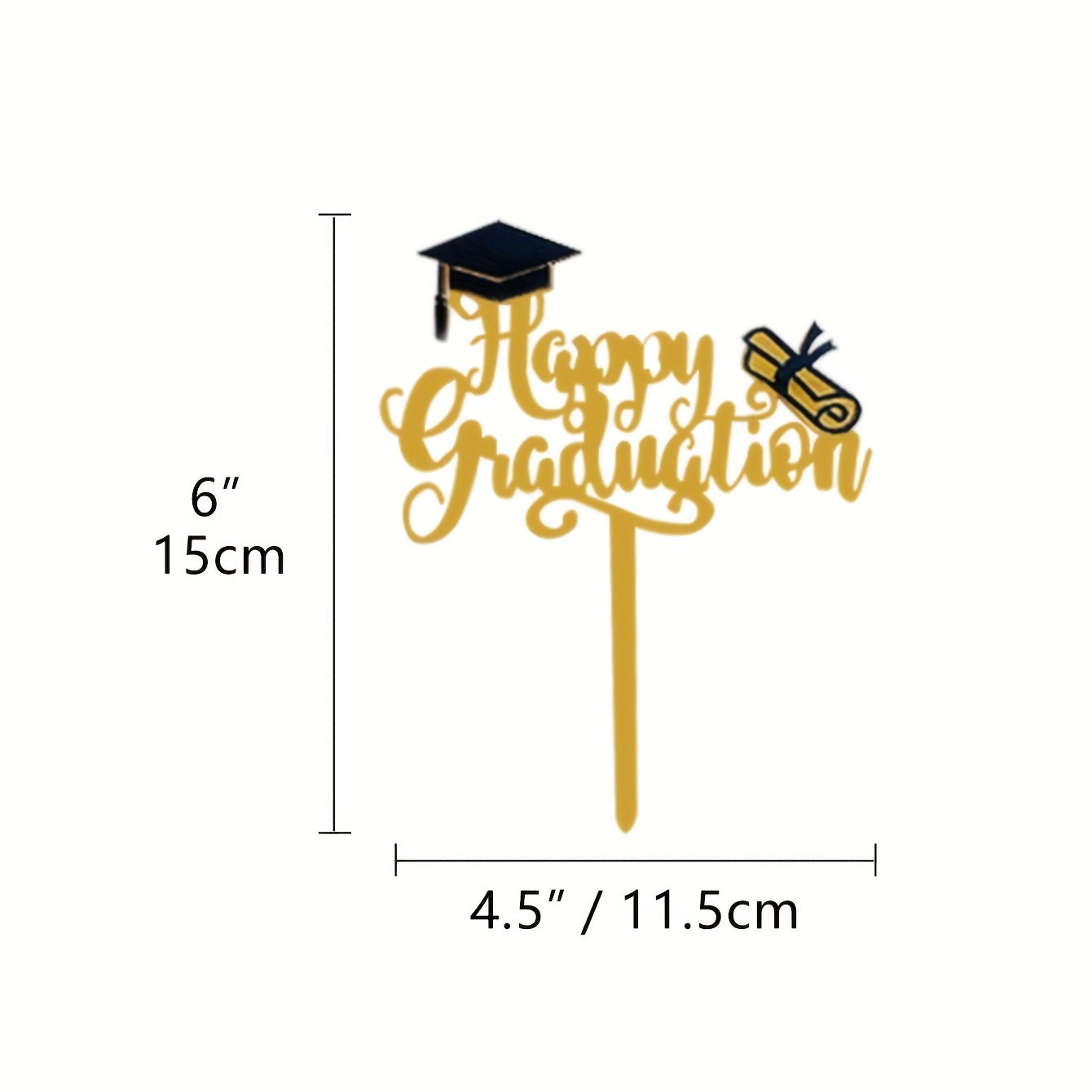 Graduation Party Cake Topper Decoration for Graduation Party