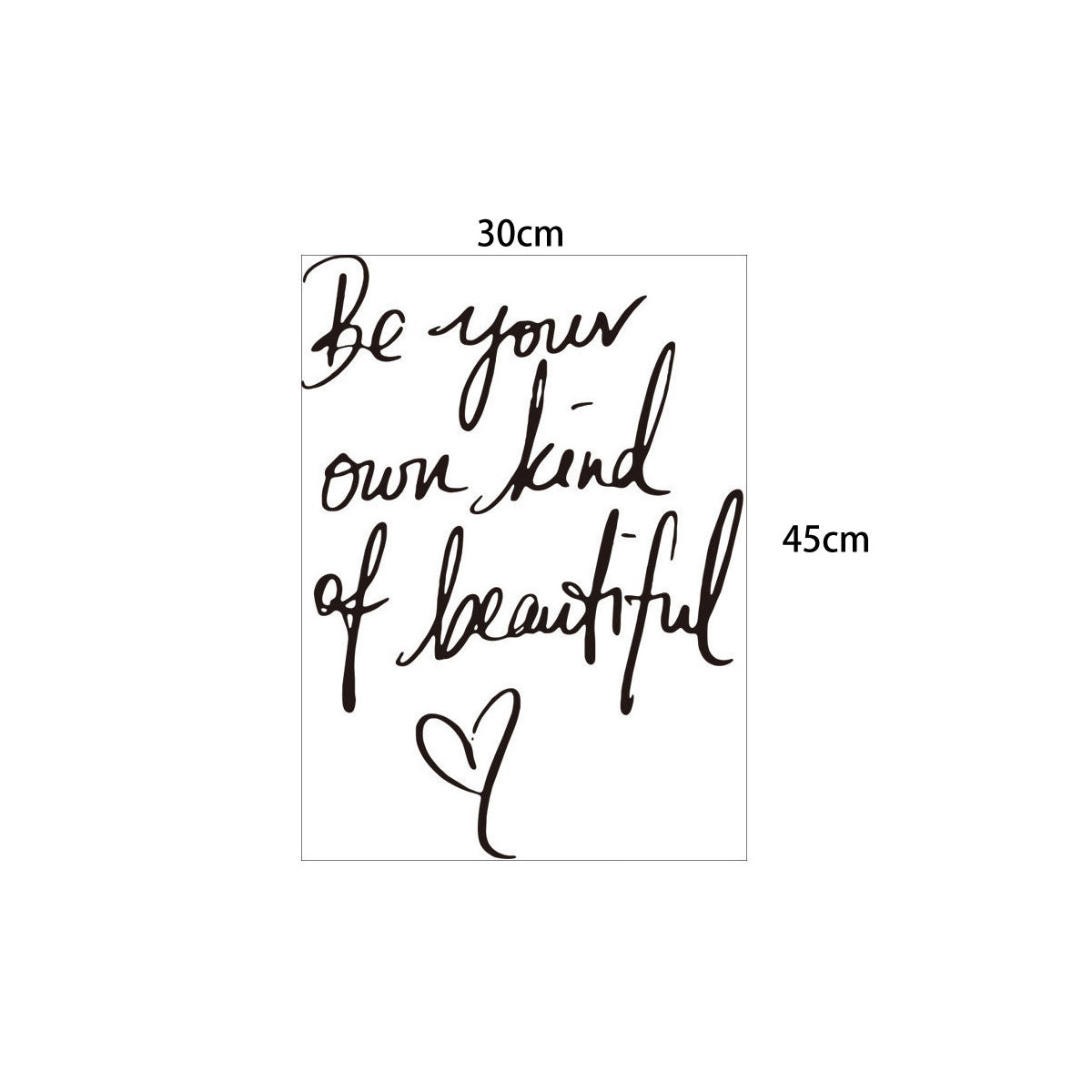 Creative English Wall Stickers for Bedroom and Studio