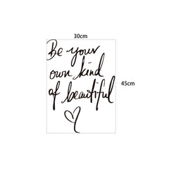 Creative English Wall Stickers for Bedroom and Studio