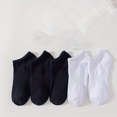 6 Pairs Lightweight Ankle Socks Women's Stockings & Hosiery