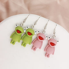 Cute Frog Drop Earrings
