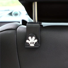 Cartoon Car Hook Bowknot Palm Car Seat Storage