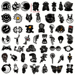 50pcs Graffiti Sticker Decals for Speakers Motorcycles Skateboards Phone