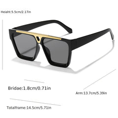 Men's Bohemian Oversized Sunglasses