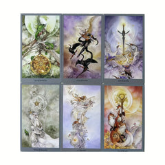 Christmas Tarot Card Set for Beginners - 78 Cards & Guide