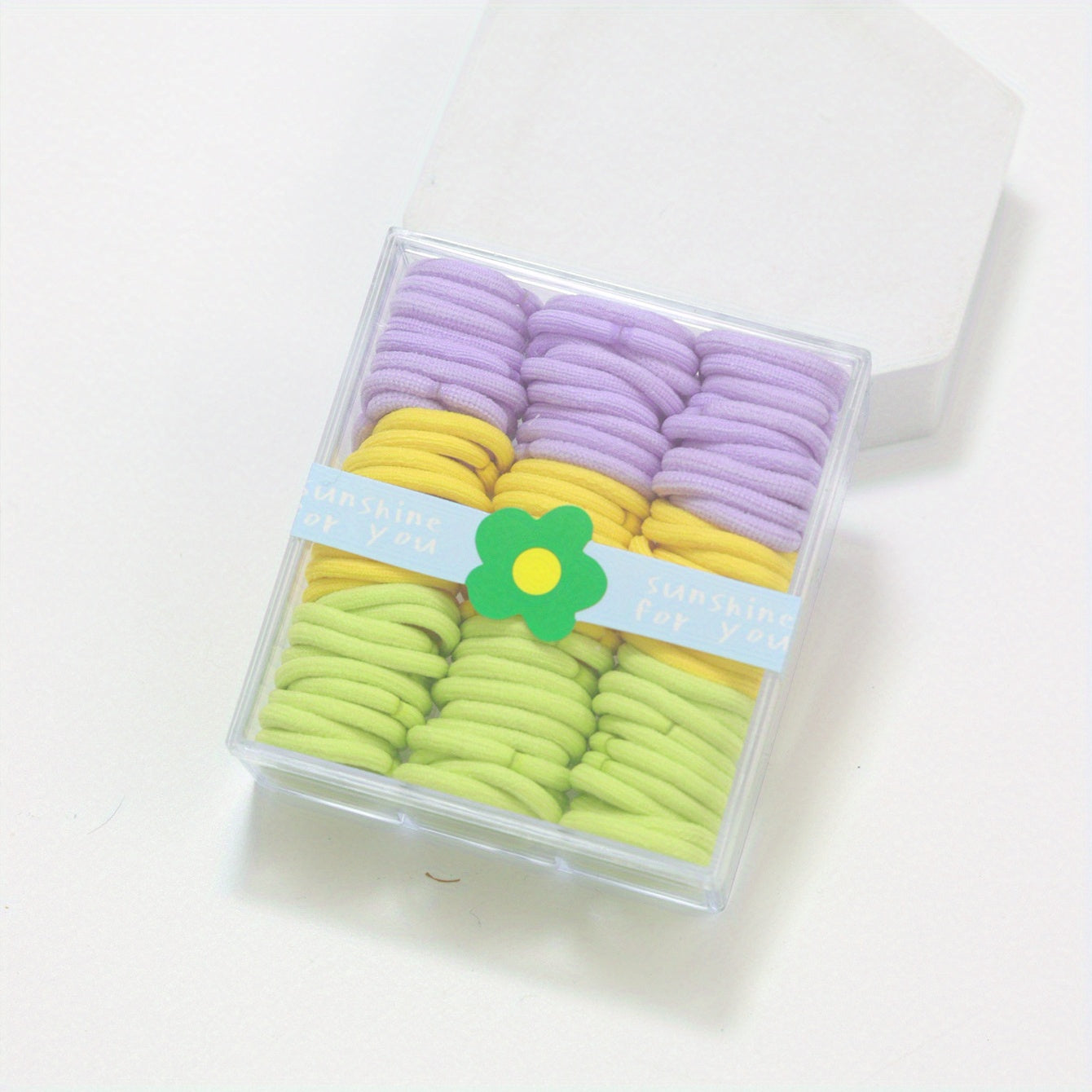 90pcs Candy Hair Tie Elastic Hair Rope Ponytail Holder Hair Accessories