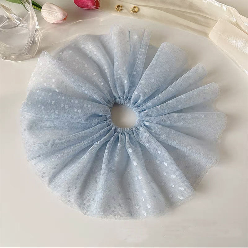 Large Lace Hair Ties Mesh Hair Tie Scrunchies Wedding Hair Accessories