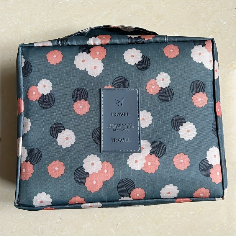 Waterproof Travel Toiletry Bag Large Zipper Makeup Organizer
