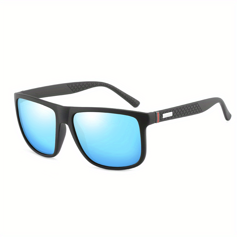 Men's Vintage Square Frame Sunglasses Polarized Driving Sun Glasses