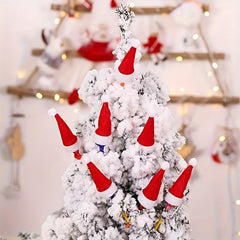 Christmas Hat Lollipop Design Non-woven Small Hat for Home Holiday Party Decor