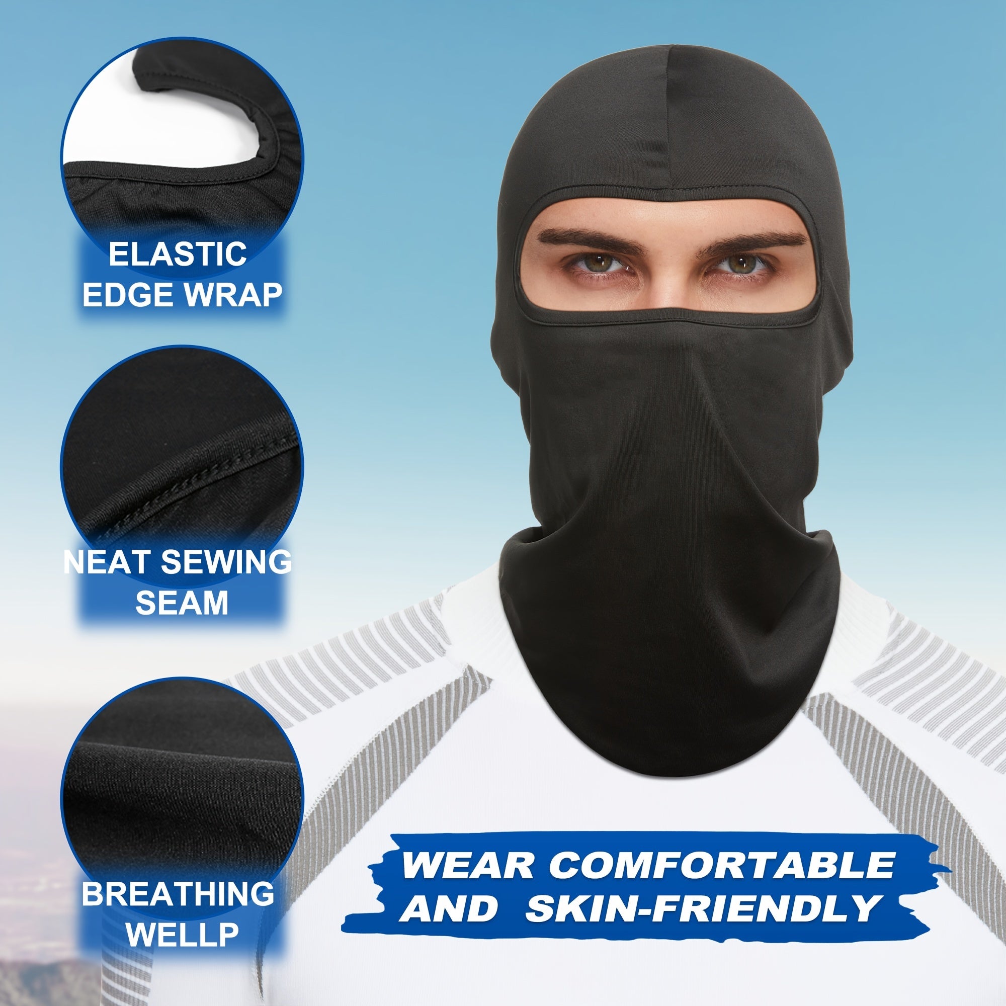 Men's Balaclava Face Mask for Winter Sports