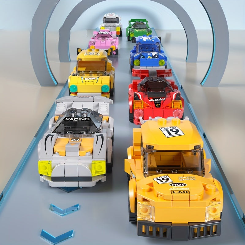 Colorful Sliding Car Racing Educational Toy for Kids